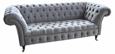 Produktbild von Chesterfield 3 Sitzer Couch Sitz Textil Stoff Couchen Sofas Sofa Polster