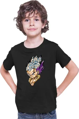 Produktbild von Kinder T-Shirt Dragon Anime Manga Ball Z Vegeta 01, 5-6 Jahr - 116 / Schwarz