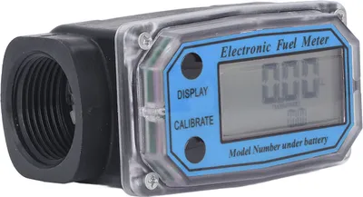 Obrázek produktu pro 1.3in elektronický turbínový průtokoměr paliva Digitální displej palivoměru převodovky s baterií 2,3?3,3V