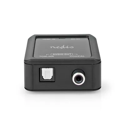 Image de Nedis Acon3425At Digital Audio Converter 1-Way Input : Dc Power / Hdmi&Trade ; Input Output : 1X Coax Audio / 1X Toslink Female Earc Automatic Anthracite
