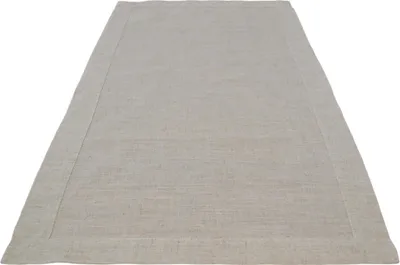 Obrázek produktu pro Ubrus, přírodní vzhled, boho styl, se lnem Natura 140x220 béžový