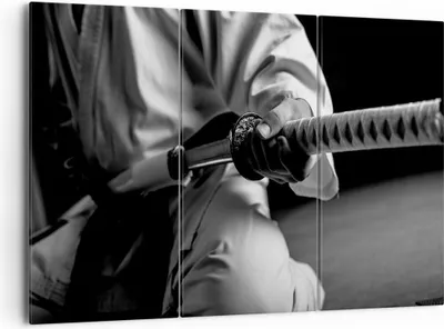 Produktbild von Bild auf Leinwand - Leinwandbild - Samurai-Schwert - 165x110cm - Wand Bild - Wanddeko - Wandbilder - Leinwanddruck - Bilder - Kunstdruck - Wanddekoration - Leinwand bilder - Wandkunst - CE165x110-3746