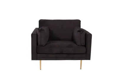 Produktbild von Boom Sessel Velour schwarz.