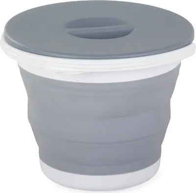 Obrázek produktu pro Verk 01548 Skládací silikonový kbelík s víkem 5 L