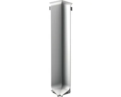 Produktbild von Prinz Innenecke für Alu-Sockelleiste silber 11x80 mm (1 St.)