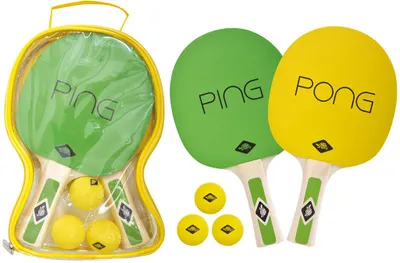 Zdjęcie produktu dla DONIC SCHILDKRÖT 788486 DONIC SCHILDKRÖT Ping Pong Set, grün/gelb