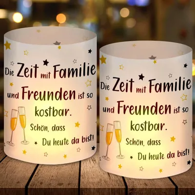 Productafbeelding van 12 Windlichten voor Tafelversiering bij Feestjes en Vieringen