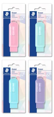 Zdjęcie produktu dla Gumka Staedtler z pastelową przesuwaną tulejką