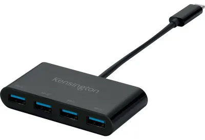 Produktbild von CH1200 USB-C 4 Port Hub (schwarz)