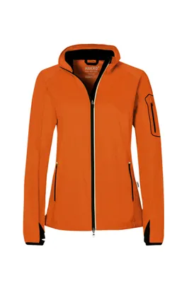 Produktbild von HAKRO Damen Light-Softshelljacke Sidney 256, orange, S