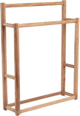 Immagine prodotto di Portasciugamani in legno di teak 22x90x70 cm, colore naturale