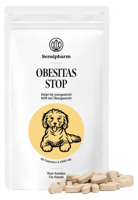 Hundesupplement Obesitas Stop, 90 Tabletten, 1000 mg