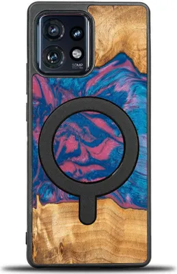 Produktbild von Holzhülle für Motorola Edge 40 Pro, Bewood Unique Neons Vegas für MagSafe