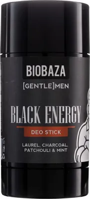 Produktbild von Biobaza Deo Stick Black Energy – Natürlicher 24h Schutz