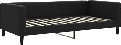 Produktbild von vidaXL Tagesbett Schwarz 100x200 cm Stoff