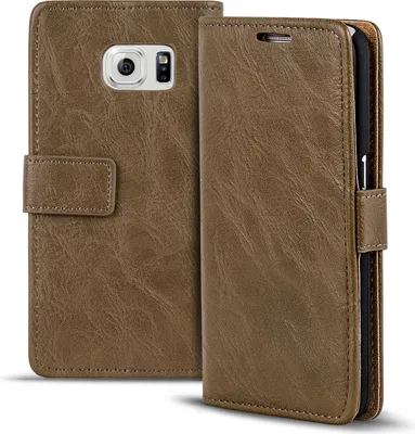Obrázok produktu pre Retro puzdro pre Samsung Galaxy S6 peňaženkové puzdro na mobilný telefón vintage slim cover