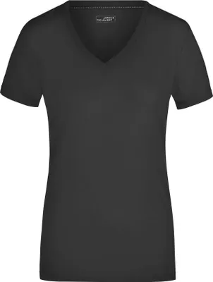 Produktbild von T-Shirt aus weichem Elastic-Single-Jersey black, Gr. L