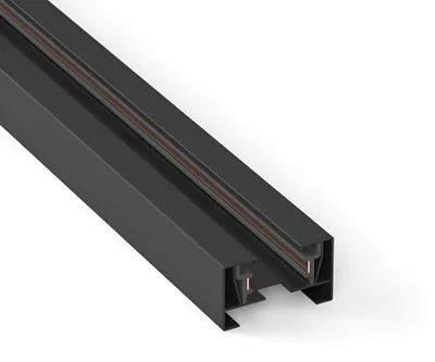 Produktbild von Braytron 1-Phasen Stromschiene 2m Aluminium Schwarz
