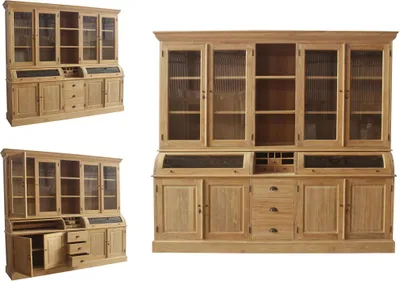 Produktbild von Teako Design Buffetschrank Sälen Teakholz Landhausstil 56x257x223 cm