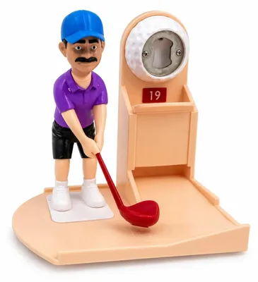 Obrázok produktu pre Zábavný otvárač na fľaše s motívom golfu, 1 kus