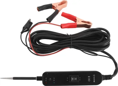 Image de Testeur de circuits électriques DC6 à 24V pour voitures Testeur de sondes de courant 7A pour automobile Noir