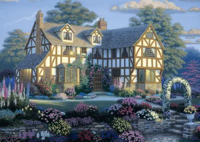 Image de Casse-tête 1000 cottage anglais