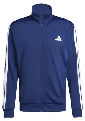 Produktbild von adidas SW Basic 3-Streifen Tricot Trainingsanzug - Dark Blue CONAVY/BLUE/WHITE XXL