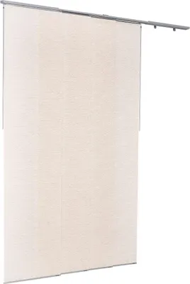 Immagine prodotto di Tende a pannello con binario estensibile da 116 a 218 cm, larghezza regolabile, marrone chiaro