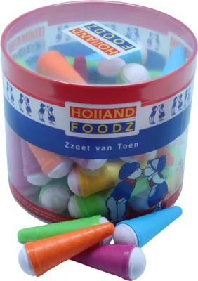 Immagine prodotto di Holland Foodz Candy coni gelato colorati al destrosio 597g