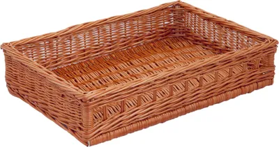 Produktbild von Regalkorb, T 40cm x B 58cm x H 12cm, Ablagekorb, Dekorationskorb, Auslagekorb