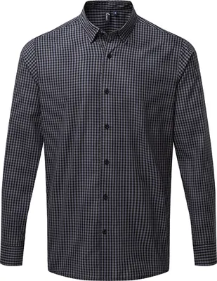 Produktbild von Premier Workwear MenŽs Maxton Check Long Sleeve Shirt