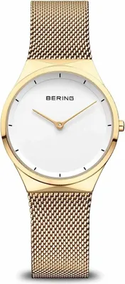 Produktbild von Damenarmbanduhr BERING 12131-339 in klassischem Gold-Fashion.