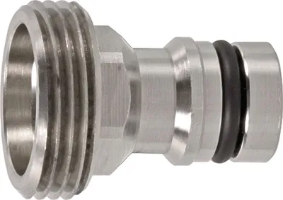 Produktbild von GEKA plus-Gerätestecker "Stecksystem" ; AG G 3/4" MS Ni