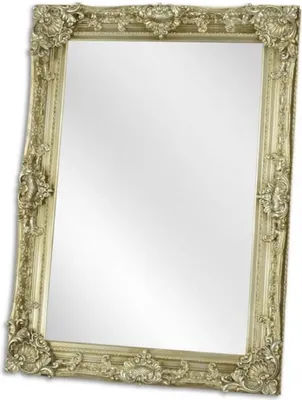 Produktbild von Casa Padrino Barock Spiegel Silber 79 x H. 109 cm - Garderoben Spiegel - Wohnzimmer Spiegel - Barock Möbel