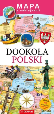 Obrázok produktu pre Mapa Poľska s nálepkami na učenie a zábavu