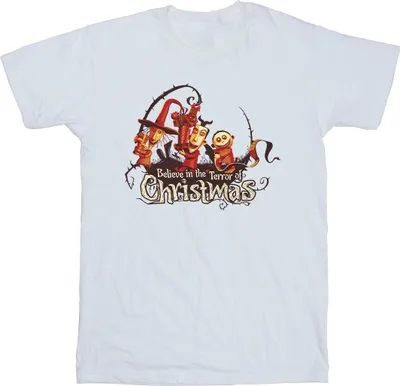 Produktbild von Disney - "The Nightmare Before Christmas" T-Shirt für Herren BI51534 (S) (Weiß)