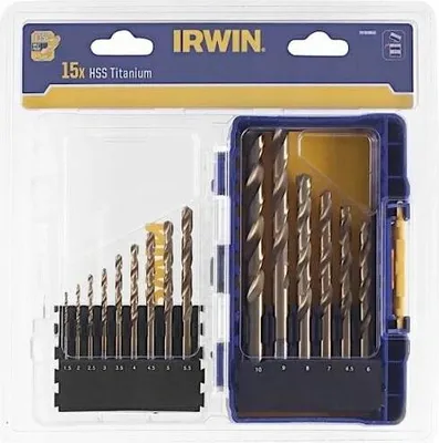 Obrázek produktu pro Irwin Metallbohrer HSS-Pro TIN, Set 15-tlg.