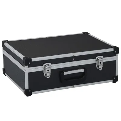 Produktbild von Werkzeugkoffer 46 x 33 x 16 cm Schwarz Aluminium