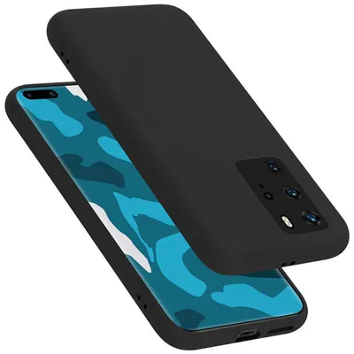 Immagine prodotto di Cadorabo custodia protettiva per Huawei P40 PRO / P40 PRO+ custodia in nero per telefono cellulare Custodia Cover TPU Etui