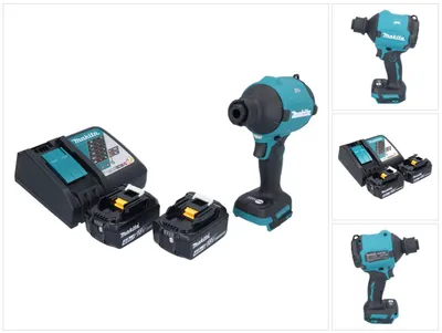 Produktbild von Makita DAS 180 RM Akku Gebläse 18 V Brushless + 2x Akku 4,0 Ah + Ladegerät