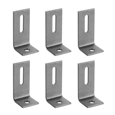 Produktbild von Avoltik 6er Set Verbindungswinkel 90° Winkel L Halter Verbinder Schienenverbinder