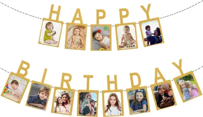 Productafbeelding van Verjaardagsslinger - Fotoslinger voor verjaardag Happy Birthday