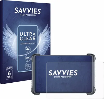Produktbild von 6x Für Thinkcar Thinkscan 689BT Schutzfolie Savvies Displayschutz Display Schutz Folie Klar Transparent