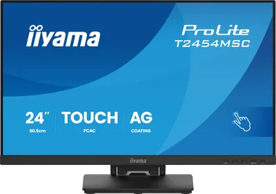 Produktbild von iiyama ProLite T2454MSC-B3AG, 60,5 cm (23.8"), 1920 x 1080 Pixel, Full HD, LED, 4 ms, Schwarz