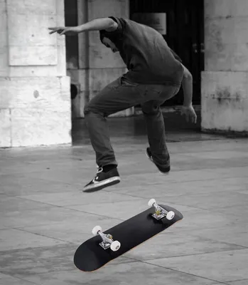 Zdjęcie produktu dla Deskorolka Mini Cruiser, 20x79cm, czarna, drewniana