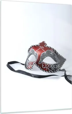 Produktbild von Bilder auf glas - Einteilig - Venedig Karneval Maske - 50x70cm - Glasbilder - Wandbilder - Bilder - zum Aufhängen bereit - Wanddekoration aus Glas - Glas Bilder - Wandbild auf Glas - GPA50x70-2380