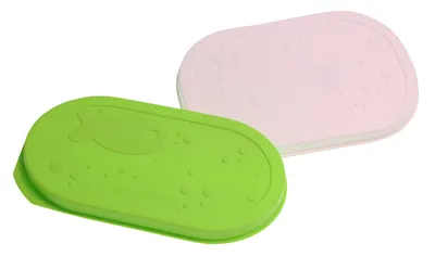 Zdjęcie produktu dla Fackelmann 2 Pokrywki do puszek na ryby w kolorze jagodowym/zielonym
