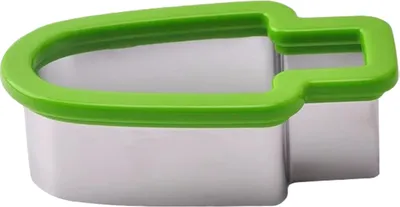 Produktbild von Wassermelonenschneider, Edelstahl-Melonenschneider, kreative Form für Eis am Stiel, Obstschneider, Keksform, Werkzeug für Kinderpartys