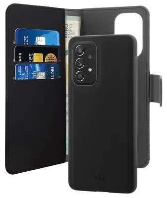 Produktbild von Puro Book Case Galaxy A53 schwarz