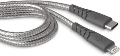 Immagine prodotto di Force Power, cavo da Lightning MFi a USB-C 3A per la ricarica e la sincronizzazione rinforzato, grigio